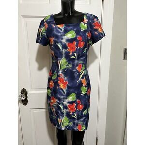 Vintage 1980s/1990s Womens Floral Dress Size 8 Petite